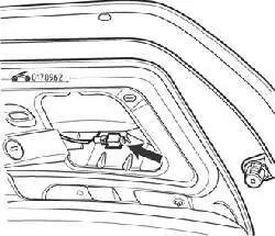 Контактный разъем двери задка