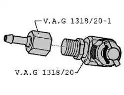 Вентиль Т-образной части адаптера V.A.G 1318/ 20