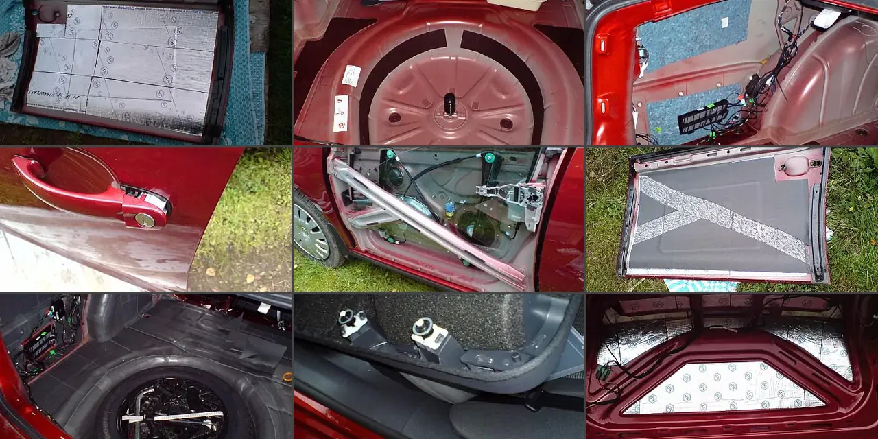Изображение предпросмотра статьи: Шумоизоляция дверей и багажника Volkswagen Jetta V