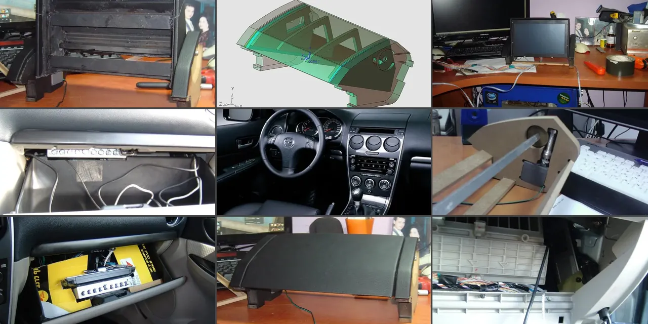 Изображение предпросмотра статьи: Установка компьютера на основе Gigabyte M912M в Mazda 6