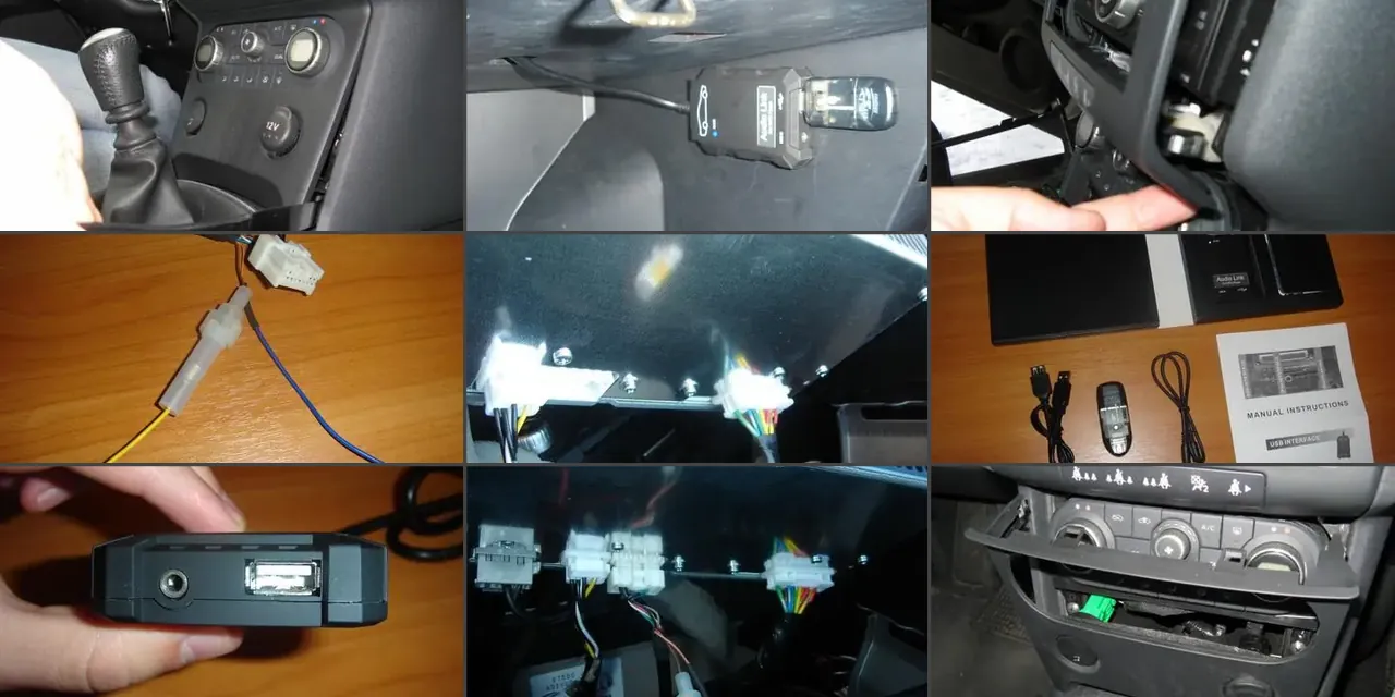 Изображение предпросмотра статьи: Входы USB и AUX в Nissan Qashqai